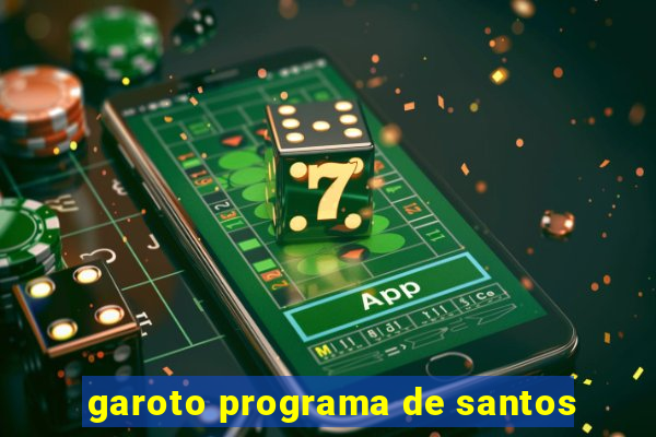 garoto programa de santos